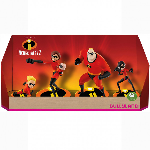 4-mini figure-set: The Incredibles 2