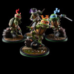 Q-Fig Diorama: Teenage Mutant Ninja Turtles - Michelangelo