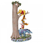 Disney Traditions: Hundred Acre Caper "Tree with Winnie the Pooh and Friends Figurine" του Jim Shore