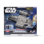 Star Wars Micro Galaxy Squadron Feature Vehicle with Figures: Razor Crest
