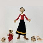 Action Figure: Olive Oyl & Swee’ Pea (Popeye Classics)