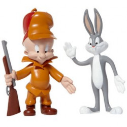 Bendable Figure: 2-Pack Bugs Bunny & Elmer Fudd