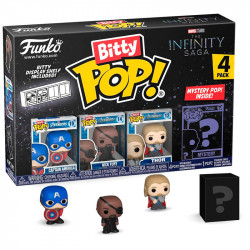 Bitty POP! Vinyl Figure: Marvel - The Infinity Saga 4-Pack "Captain America"