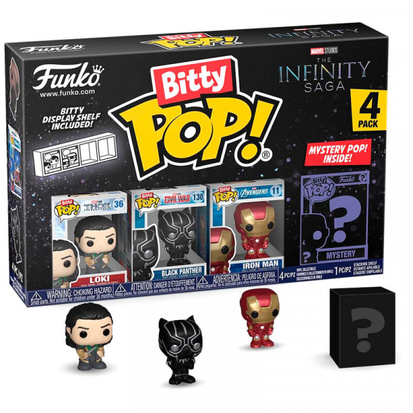 Bitty POP! Vinyl Figure: Marvel - The Infinity Saga 4-Pack "Loki"