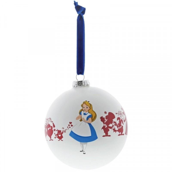 Christmas Ornament: Alice in Wonderland "We are All Mad Here"