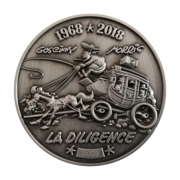 Collectible Medal: Lucky Luke - The Stagecoach