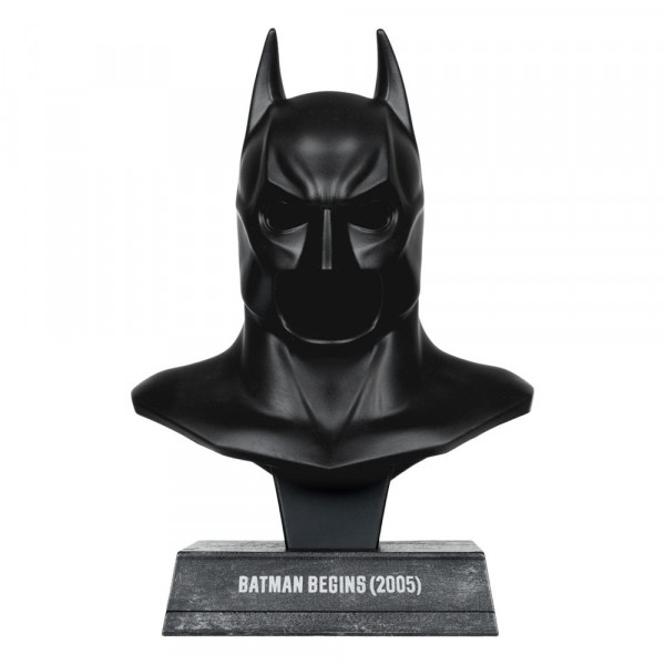 DC Direct Mini Replica: Μάσκα του Batman από το Batman Begins του 2005 - Gold Label (κλίμακα 1/3)