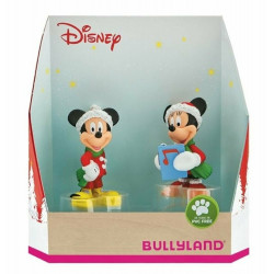 Disney Gift Box with 2 Figures Mickey and Minnie Christmas