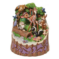Disney Showcase "Carved by Heart": Bambi's Forrest Friends by Jim Shore