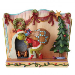 Disney Showcase: Storybook Grinch "Sneaky Grinch Stealing Presents" by Jim Shore