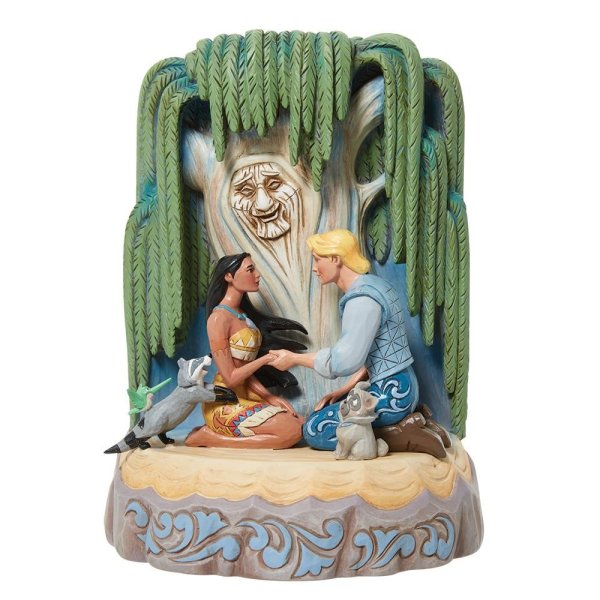 Disney Traditions "Carved by Heart": Pocahontas "Listen to Your Heart" του Jim Shore
