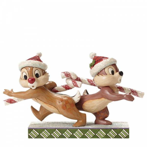 Disney Traditions: Chip & Dale "Candy Cane Caper" by Jim Shore