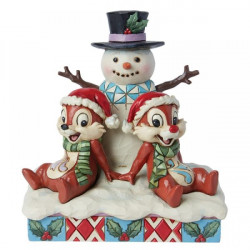 Disney Traditions: Chip & Dale "Snowman" του Jim Shore