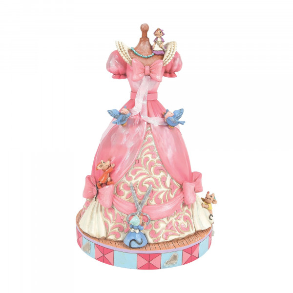 Disney Traditions: Το μουσικό Ροζ φόρεμα της Σταχτοπούτας από τον Jim Shore