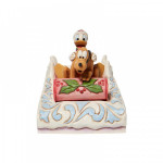 Disney Traditions: Donald and Pluto Sledding "A Wild Ride" by Jim Shore