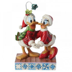 Disney Traditions: Donald Duck and Daisy Duck "Mistletoe Christmas" by Jim Shore