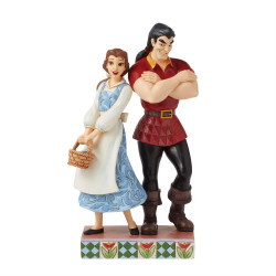 Disney Traditions: Gaston vs Belle "Good Vs. Evil" by Jim Shore