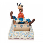 Disney Traditions: Goofy Sledding "A Wild Ride" by Jim Shore