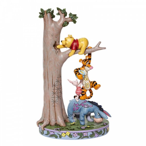 Disney Traditions: Hundred Acre Caper "Tree with Winnie the Pooh and Friends Figurine" by Jim Shore