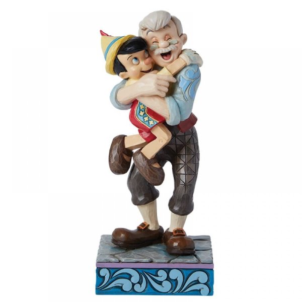 Disney Traditions: Pinocchio & Geppetto "A Fathers Love" του Jim Shore