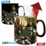 Heat Change Mug: Attack On Titan "Titan Eren"