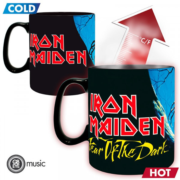 Heat Change Mug: Iron Maiden "Fear of the Dark"