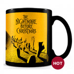 Heat Change Mug: Nightmare before Christmas - Graveyard Scene