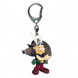Keychain: Asterix with boar