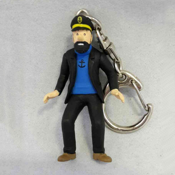 Keychain: Captain Haddock (Mini)