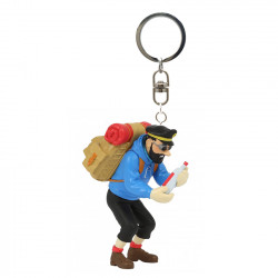 Keychain: Captain Haddock And The Empty Bottle