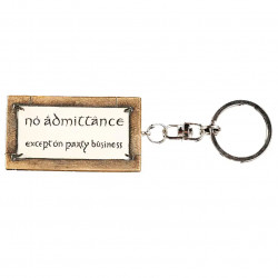 Keychain: Lord of the Rings "No Admittance"