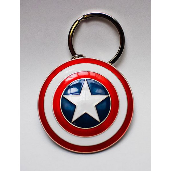 Keychain: Marvel Comics Metal Keychain Captain America's Shield