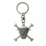 Keychain: One Piece "Skull Luffy" (metallic)