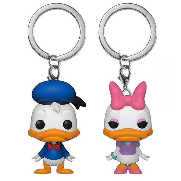 Keychain: Pocket POP! 2-Pack Donald & Daisy