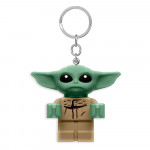 Keychain: Star Wars Lego - The Mandalorian Baby Yoda LED Light-Up