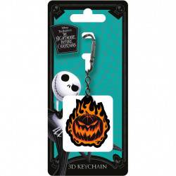 Keychain: The Nightmare before Christmas "Flaming Pumpkin"