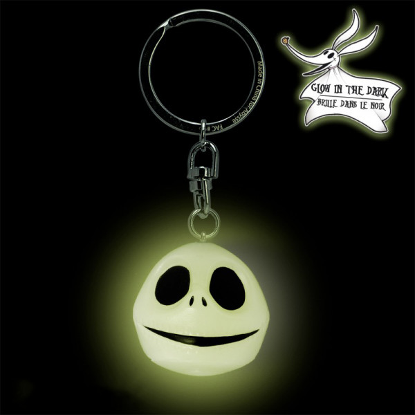 Keychain: The Nightmare before Christmas - Jack (Glows in the dark)