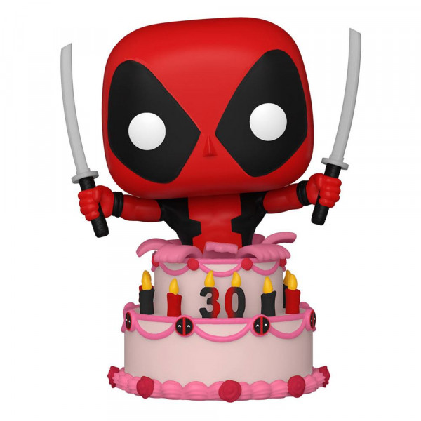 Marvel Deadpool 30th Anniversary POP! Vinyl Bobble Head - Deadpool in Cake