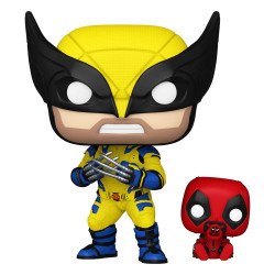 MARVEL Deadpool & Wolverine POP! Vinyl Figure Bobble-head: Wolverine with Babypool