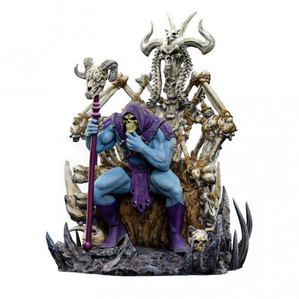 Masters of the Universe Art Scale Statue: Skeletor on Throne Deluxe (Scale 1/10)