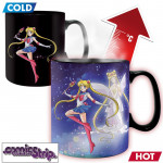 Heat Change Mug: Sailor Moon & Chibi