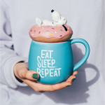 3D Mug: Peanuts "Snoopy - Eat Sleep Repeat"