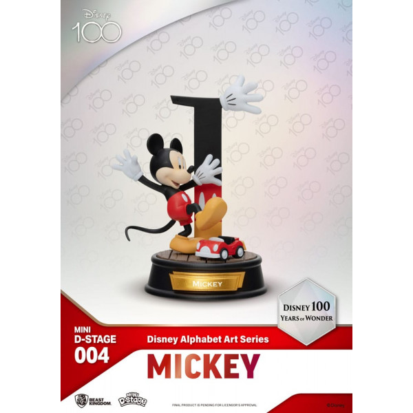 Mini D-Stage: Disney Alphabet Art "MICKEY" (100 Years of Wonder)