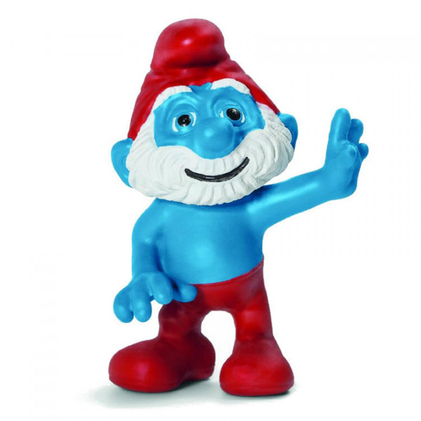 Mini Figure: Papa Smurf waving