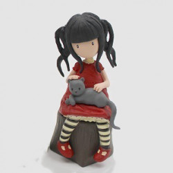 Mini Figure: Ruby with her cat