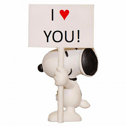 Mini Figure: Snoopy "I love you"