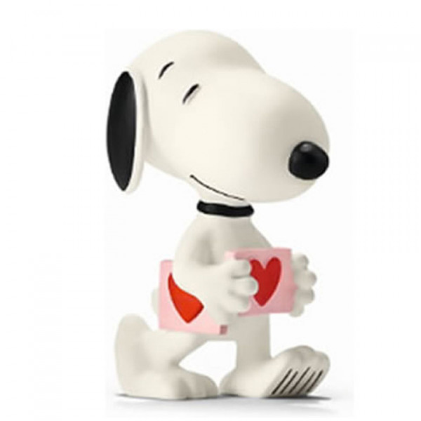 Mini Figure: Snoopy is holding a heart