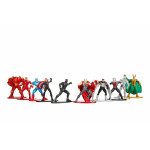 Μικρές μεταλλικές φιγούρες - Πακέτο 1 Marvel Avengers με 10 φιγούρες