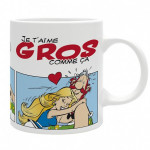 Mug Asterix "Je t'aime gros comme ça"
