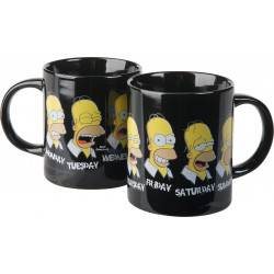 Mug Simpsons - A Normal Week